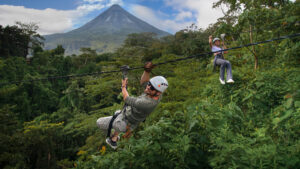 Canopy Zipline & Horseback Riding with Hot Springs