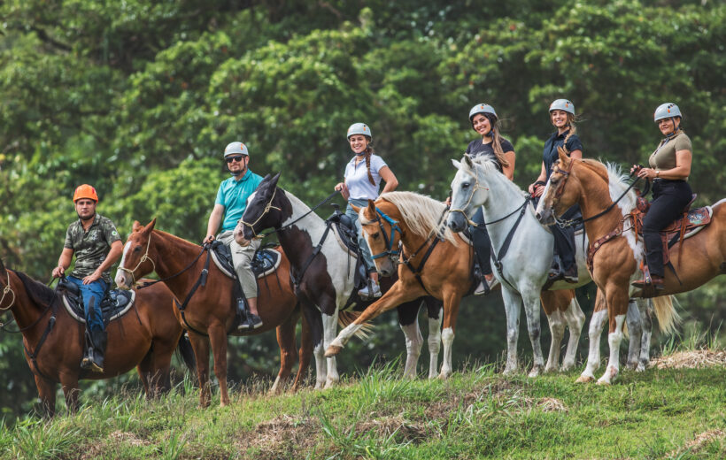 Horseback Riding Tour at Arenal Volcano with Hot Springs Access